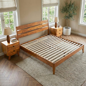 Emery Solid Wood Bed Frame