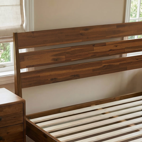 Emery Solid Wood Bed Frame - detail view