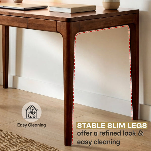 Wilma 48' Rubber Wood Desk - view 15