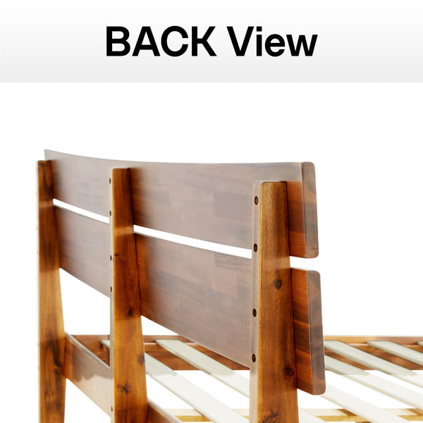 Aurora Solid Wood Bed Frame