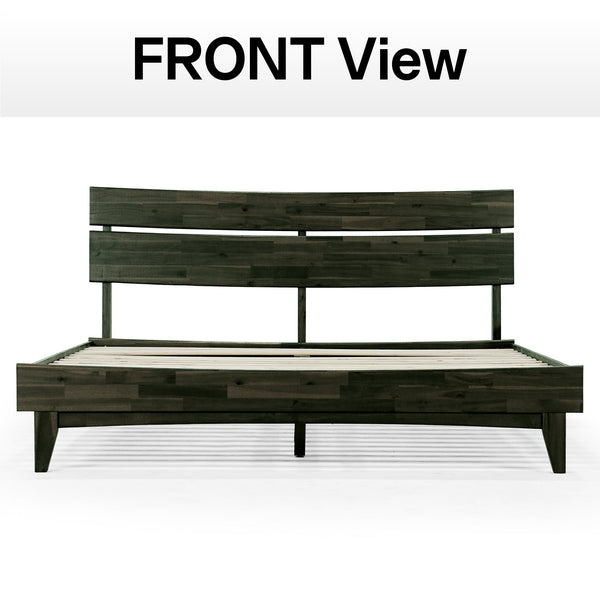 Aurora Solid Wood Bed Frame - in use