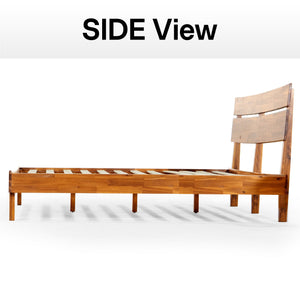 Aurora Solid Wood Bed Frame