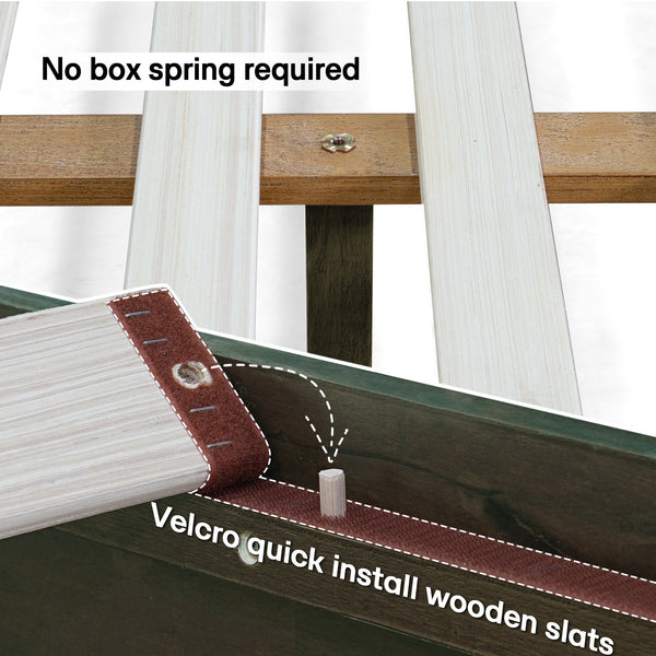 Aurora Solid Wood Bed Frame - view 11