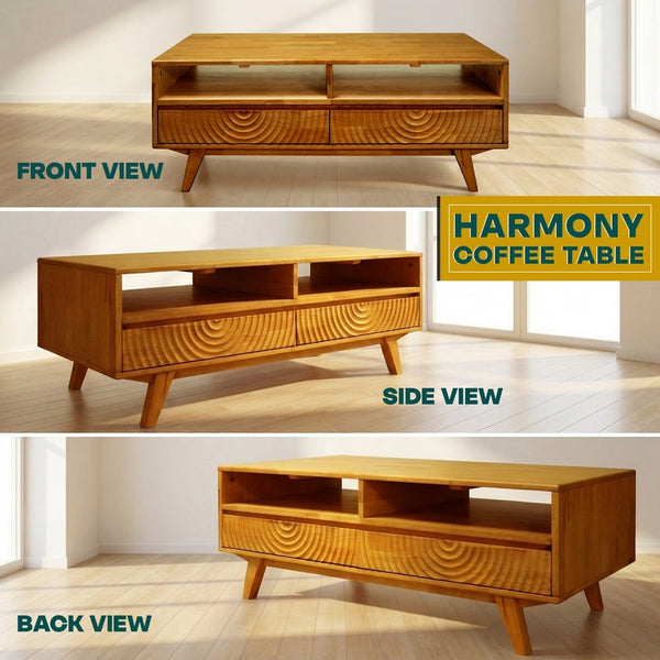 Harmony Wooden Coffee Table - product view