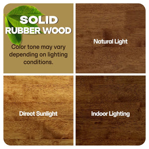Wilma 48' Rubber Wood Desk - product view