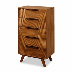 Harmony Solid Wood Dresser with 5 Drawers
