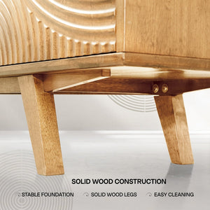 Harmony Wood TV Stand - dimensions