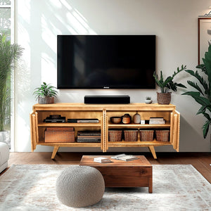 Harmony Wood TV Stand - product view