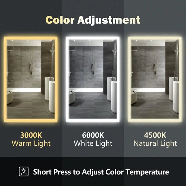 Hausvita Deluxe Edge Glow LED Bathroom Mirror