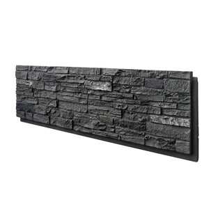Faux Stone Wall Siding Panel, PU Stone Veneer Exterior, 46.46" x 13"