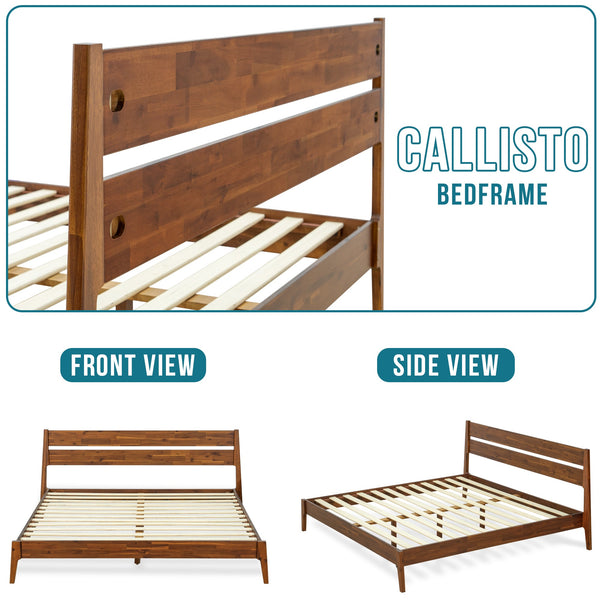 Callisto Solid Wood Bed Frame - view 17