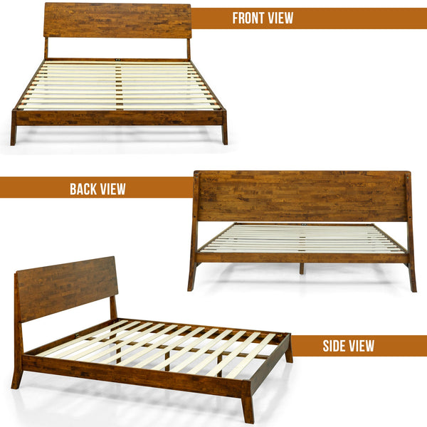 Serenity Solid Wood Bed Frame - view 15