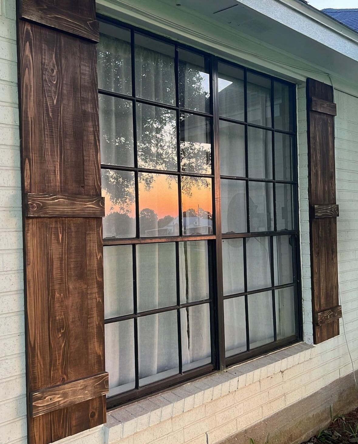 Exterior Wooden Shutters Flex Fence Shutters | 220 Cm Lang | RVS