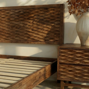 Elara Solid Wood Bed Frame - view 18