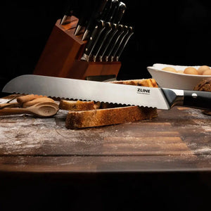 ZLINE 15-Piece Professional German Steel Kitchen Knife Block Set KSETT-GS-15 - lifestyle photo