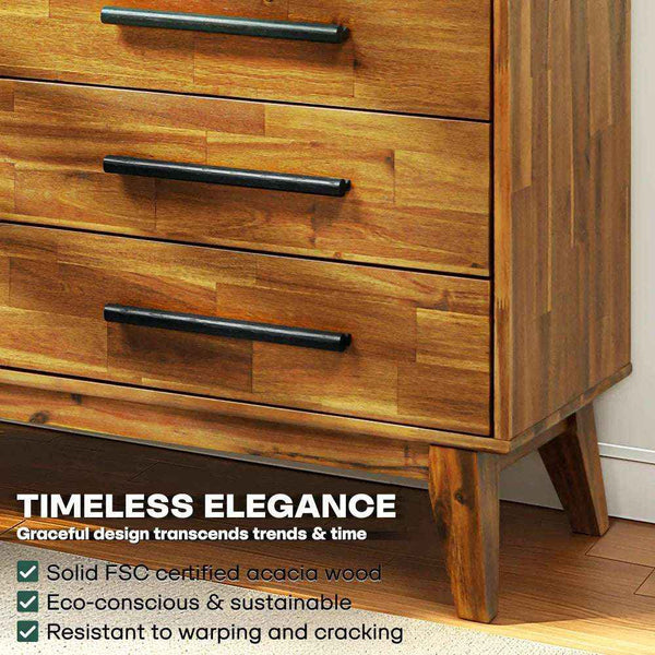 Legacy Solid Wood Dresser - close-up