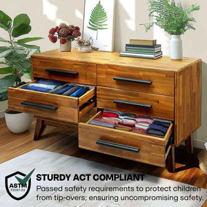 Legacy Solid Wood Dresser - dimensions