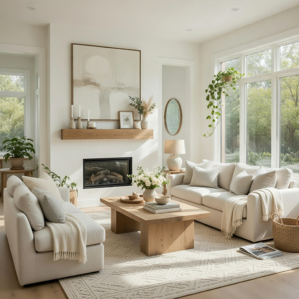 Modern Farmhouse Fireplace Mantel