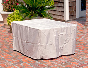 Longmont 48' Rectangular Aluminum Convertible Gas Fire Pit Table - view 11