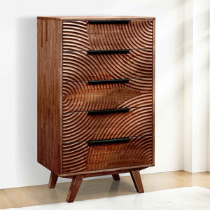 Harmony Solid Wood Dresser with 5 Drawers - view 14