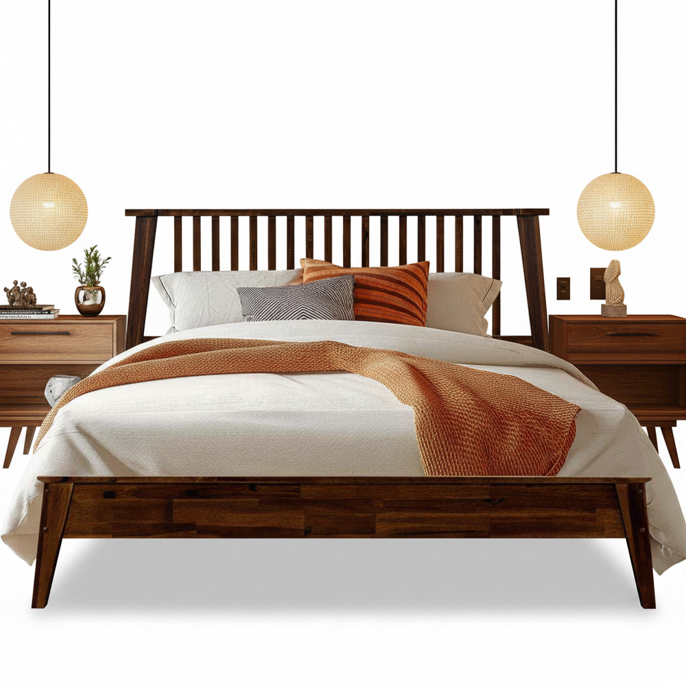 Kaylin Solid Wood Bed Frame