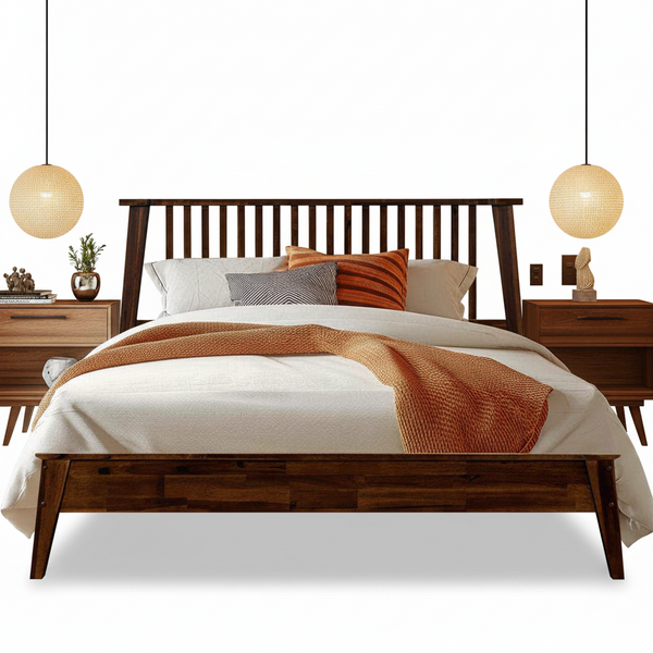 Kaylin Solid Wood Bed Frame