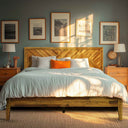Sierra Solid Wood Bed Frame - front view