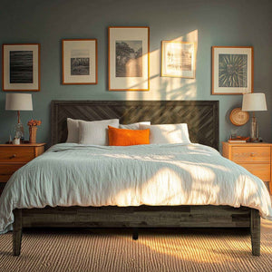 Sierra Solid Wood Bed Frame - view 12