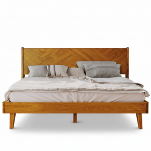 Gazelle Platform Bed Frame With Headboard