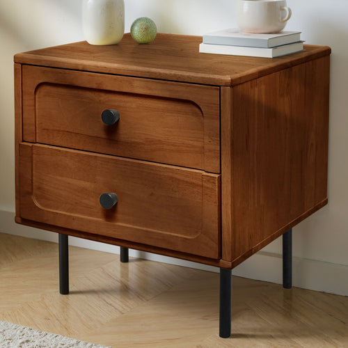 Savana Solid Wood 2-Drawer Nightstand - view 11