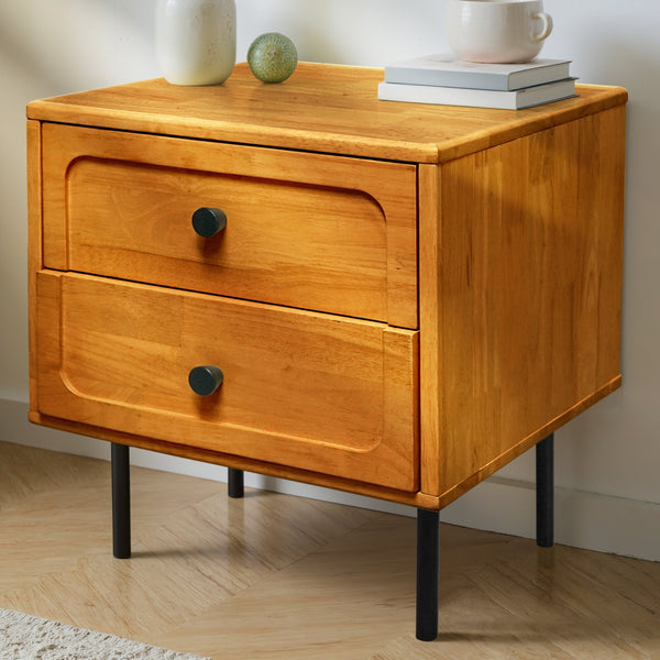 Savana Solid Wood 2-Drawer Nightstand - view 20