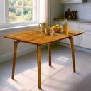 Acacia Verve 48' Solid Wood Dining Table - Ideal Kitchen Table for 4 - front view