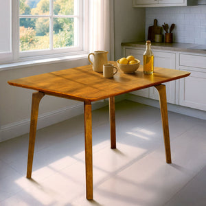 Acacia Verve 48' Solid Wood Dining Table - Ideal Kitchen Table for 4 - front view