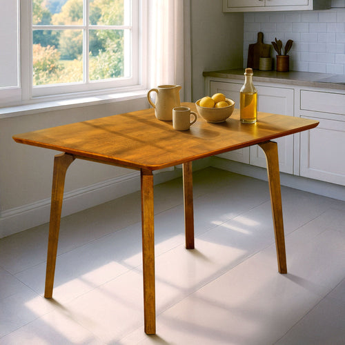 Acacia Verve 48' Solid Wood Dining Table - Ideal Kitchen Table for 4 - front view