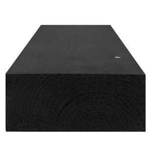 Modern Smooth Solid Timber Fireplace Mantel - view 16