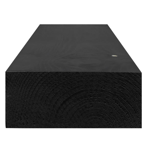 Modern Smooth Solid Timber Fireplace Mantel - view 16