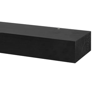Modern Smooth Solid Timber Fireplace Mantel - view 19