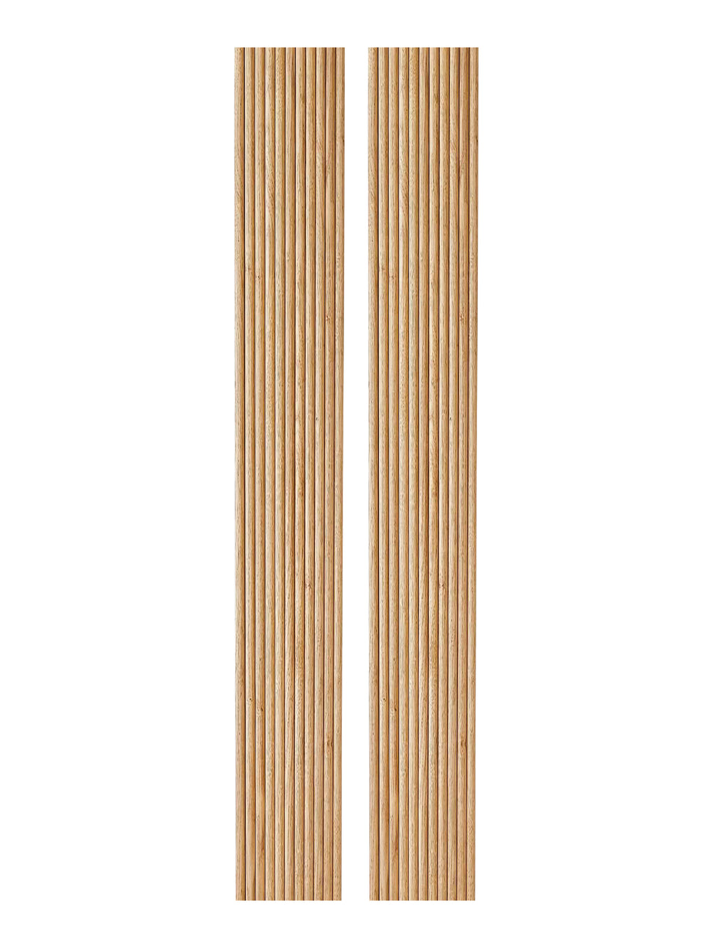 2-Pack Flexible Fluted Wall Panels-Natural