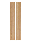 2-Pack Flexible Fluted Wall Panels-Natural
