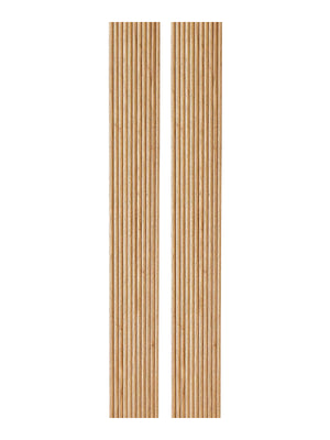 2-Pack Flexible Fluted Wall Panels-Natural