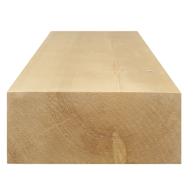 Modern Smooth Solid Timber Fireplace Mantel