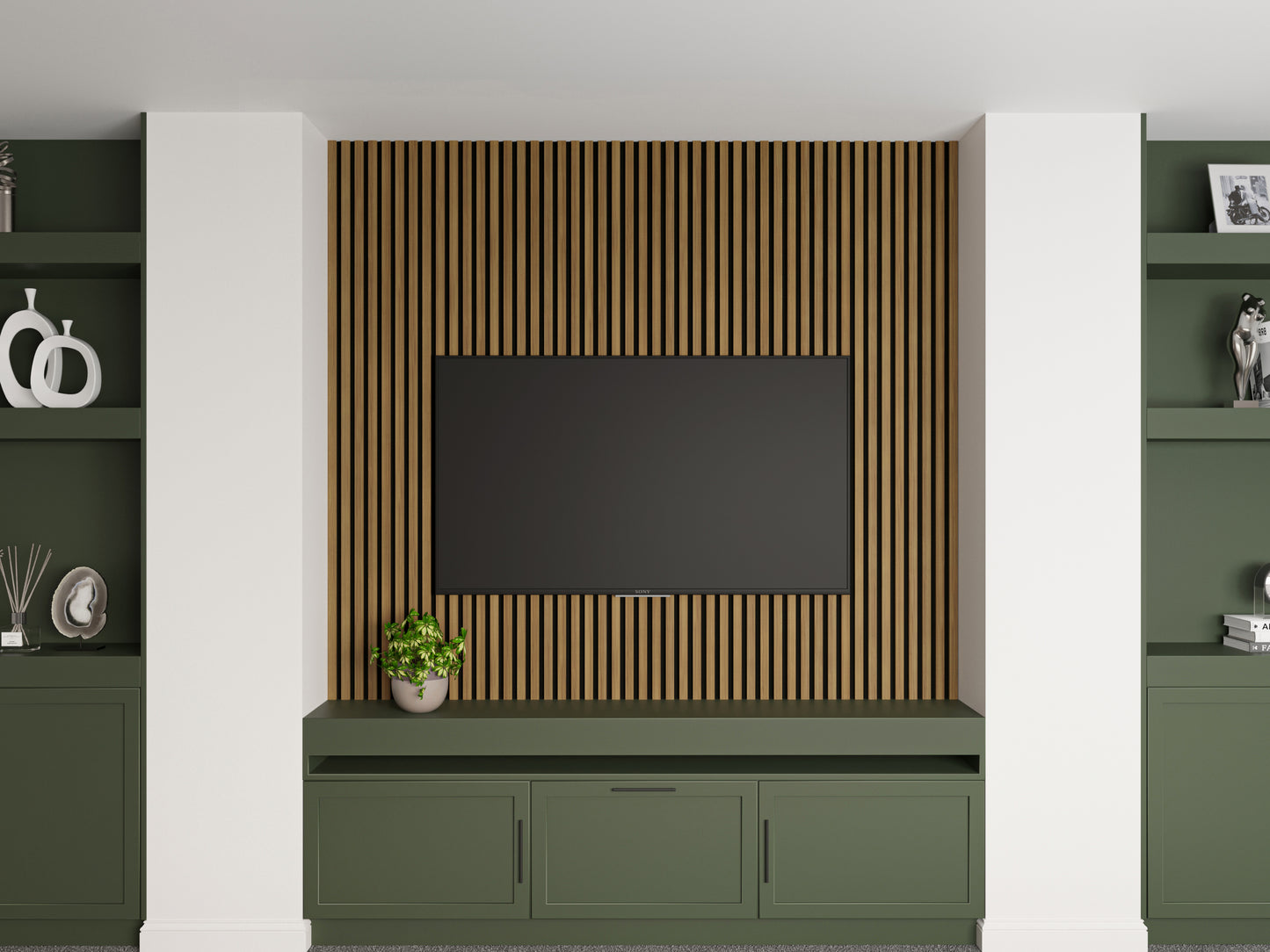 oak wood wall panel