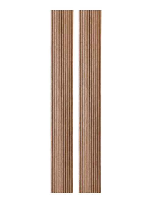 2-Pack Flexible Fluted Wall Panels - Oak