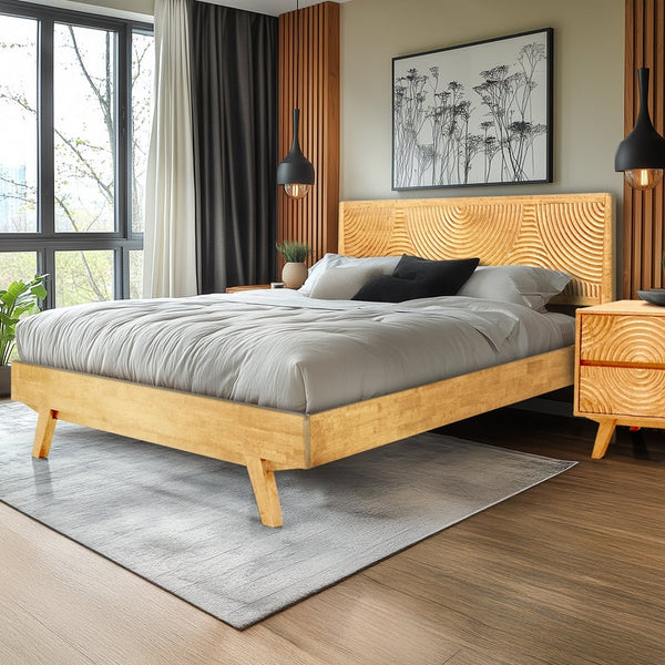 Harmony Solid Wood Bed Frame