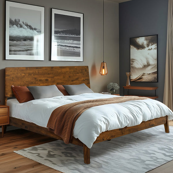 Serenity Solid Wood Bed Frame - view 12