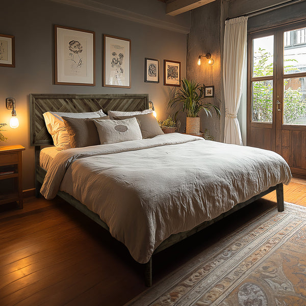 Sierra Solid Wood Bed Frame - view 13