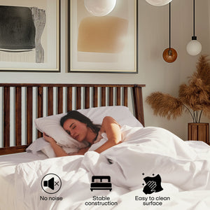 Kaylin Solid Wood Bed Frame - close-up