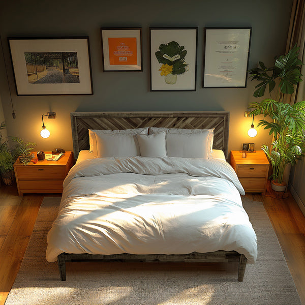 Sierra Solid Wood Bed Frame - view 14