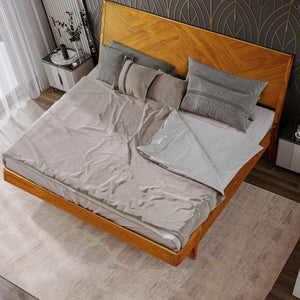 Gazelle Platform Bed Frame With Headboard - alternate view