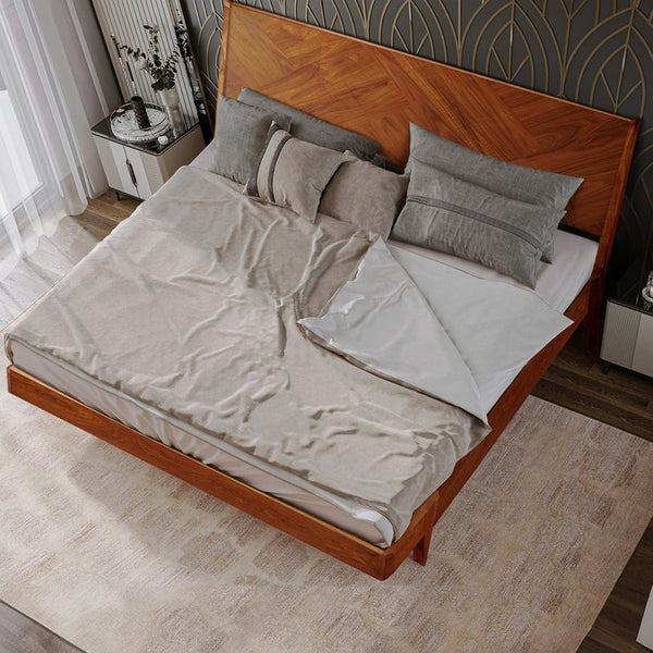 Gazelle Platform Bed Frame With Headboard - view 13